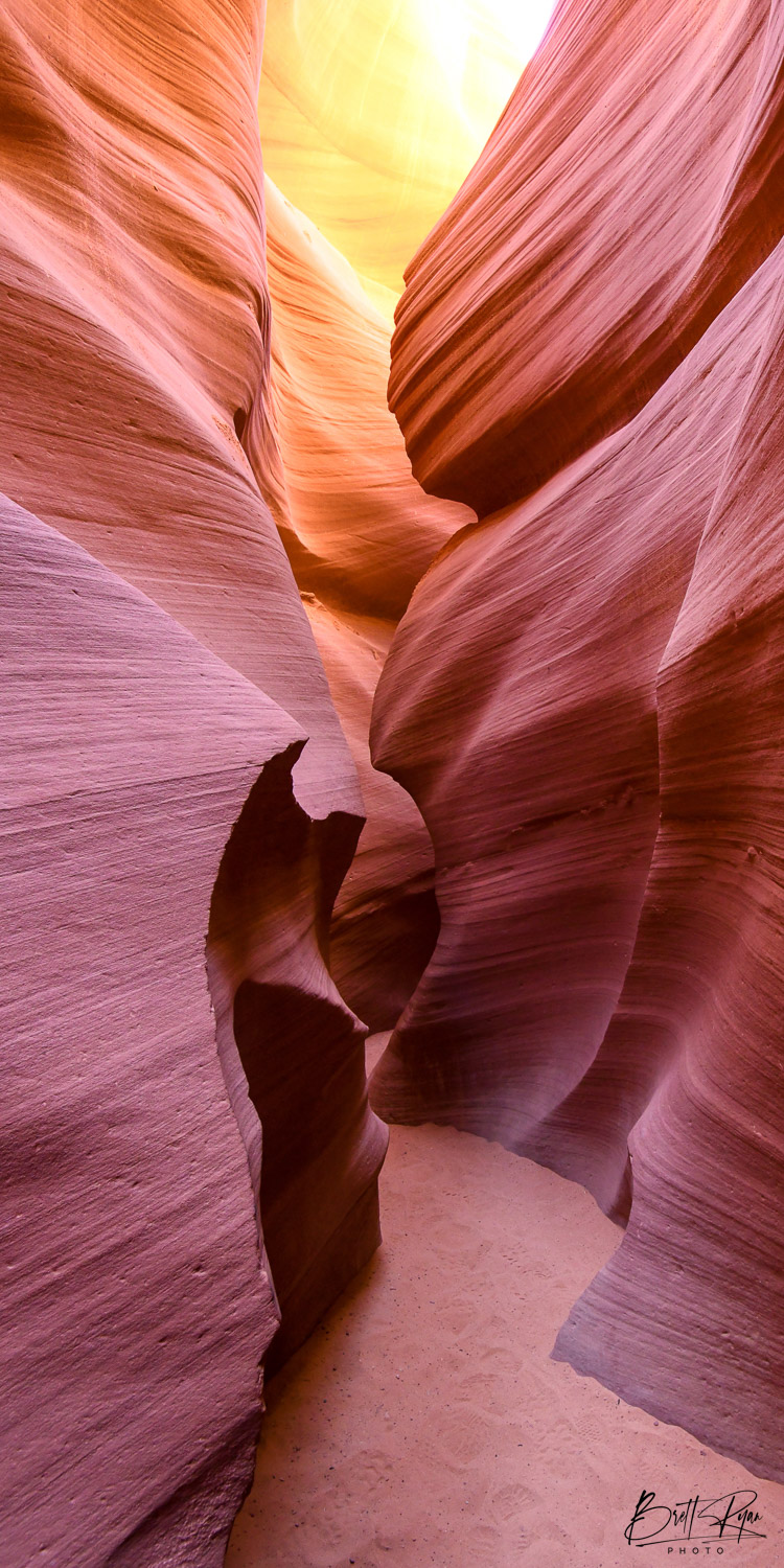 Image captured in Lower Antelope Canyon. Limited Edition Print of 50.