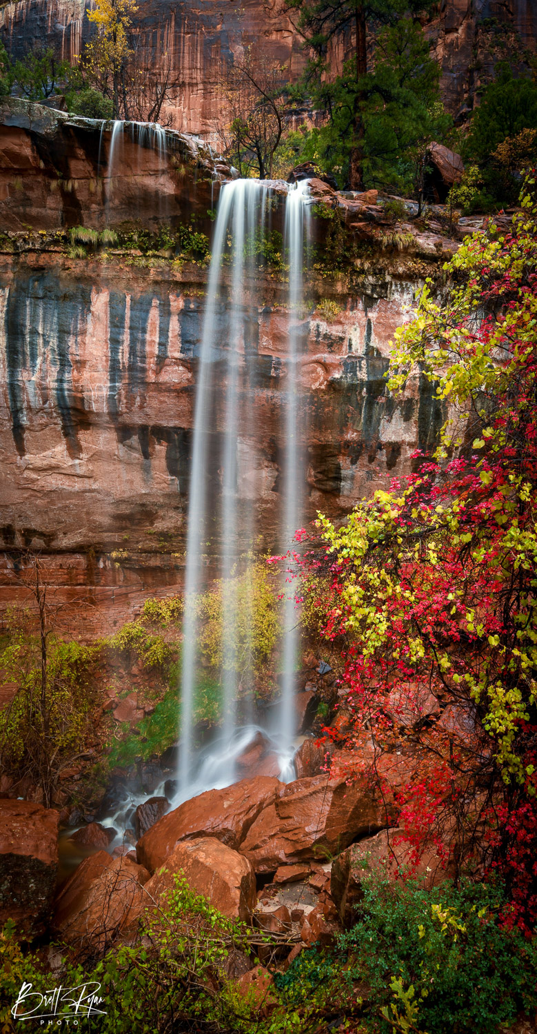 Image taken during fall at Lower Emerald Pools. Limited Edition Print of 200.